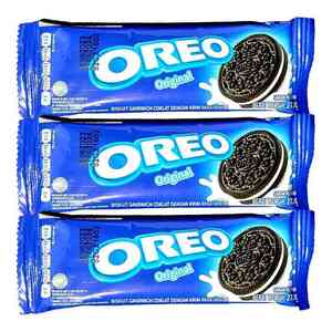 Cek Halal Oreo Biskuit Sandwich Coklat dengan Krim Rasa Vanila
