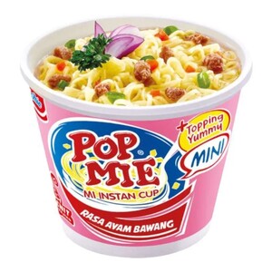 Cek Halal Pop Mie Mi Instan Cup Mini Rasa Ayam Bawang