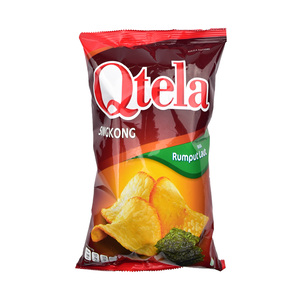Cek Halal Qtela Keripik Singkong Rasa Rumput Laut