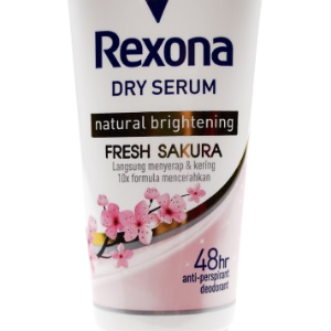 Cek Halal Rexona Natural Brightening Fresh Sakura Antiperspirant Deodorant Dry Serum
