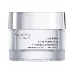 Cek Halal Wardah Crystal Secret α-Arbutin 5% Niacinamide Hyperpigmentation Expert SPF 35 PA+++ Day Moisturizer