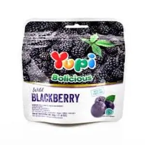 Cek Halal Yupi Bolicious Kembang Gula Lunak Jeli Rasa Blackberry
