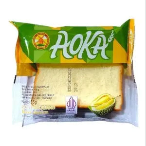 Cek Halal Aoka Roti Panggang Isian Rasa Durian