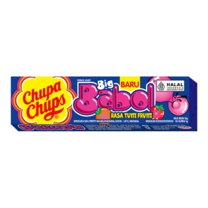 Cek Halal Chupa Chups Big Babol Permen Karet Rasa Tutti Frutti