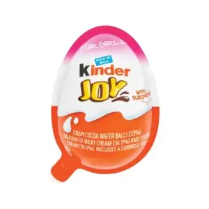 Cek Halal Kinder Joy For Girls Cokelat Imitasi Krispi Dalam Krim Susu