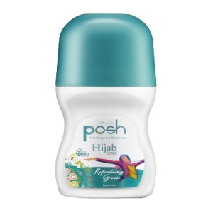 Cek Halal Posh Hijab Chic Refreshing Green Anti Perspirant Deodorant Roll On