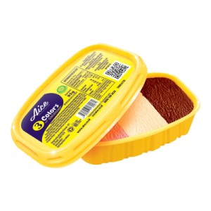 Cek Halal Aice Es Krim Rasa Cokelat, Vanila Dan Stroberi (3 In 1 Colors)