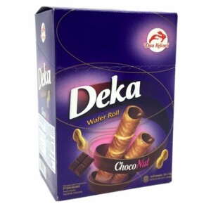 Cek Halal Deka Wafer Roll Rasa Cokelat Hitam (Dark Chocolate Wafer Roll)