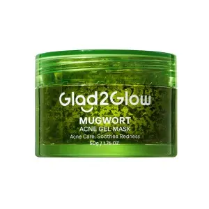 Cek Halal Glad2glow Mugwort Acne Gel Mask