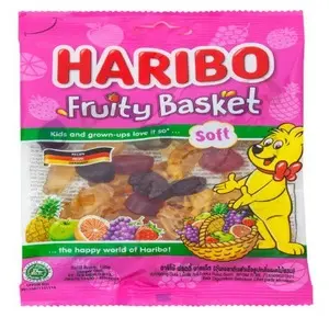 Cek Halal Haribo Kembang Gula Lunak Jeli Aneka Rasa Buah (Fruity Basket)