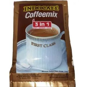 Cek Halal Indocafe Minuman Serbuk Kopi, Krimer, Gula (Coffeemix 3in1)