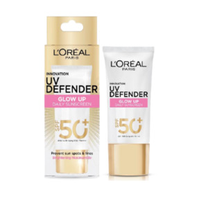 Cek Halal L'oreal Uv Defender Glow Up Spf 50+