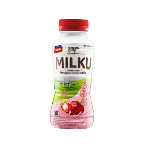 Cek Halal Milku Susu UHT Rasa Stroberi