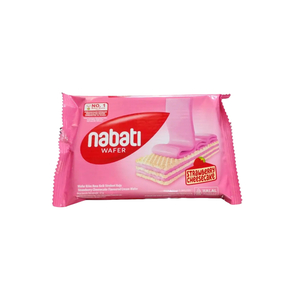 Cek Halal Nabati Wafer Krim Rasa Keik Stroberi Keju