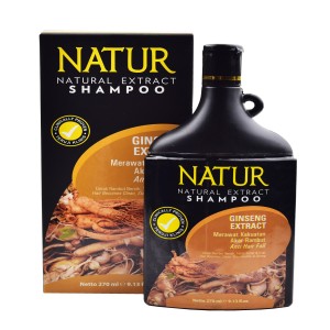 Cek Halal Natur Natural Extract Shampoo & Hair Tonic Ginseng Extract