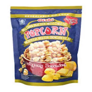 Cek Halal Oishi Jagung Berondong Mentega Belgia Dengan Keju (Popcorn Belgian Butter With Cheese)