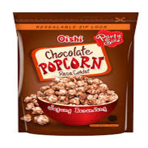 Cek Halal Oishi Jagung Berondong Rasa Cokelat (Popcorn Chocolate Flavor)