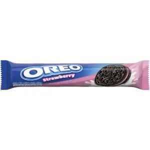 Cek Halal Oreo Biskuit Sandwich Coklat Dengan Krim Rasa Strawberry