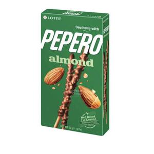 Cek Halal Pepero Biskuit Stik Salut Cokelat Putih Dengan Kacang Almond (Snowy Almond)