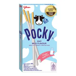 Cek Halal Pocky Biskuit Stik Bersalut Krim Rasa Susu