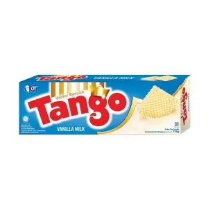 Cek Halal Tango Wafer Rasa Susu Vanila