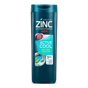 Cek Halal Zinc Anti Dandruff Shampoo Men Active Cool 3 In 1