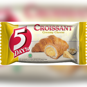 Cek Halal 5 Days Roti Croissant Isi Vla Keju (Creamy Cheese)