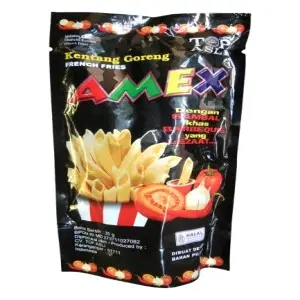 Cek Halal Amex Makanan Ringan Ekstrudat Kentang (French Fries)