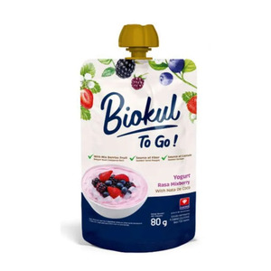 Cek Halal Biokul - To Go Yogurt Rasa Mixberry