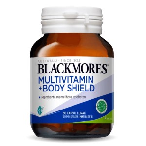 Cek Halal Blackmores Multivitamin + Body Shield