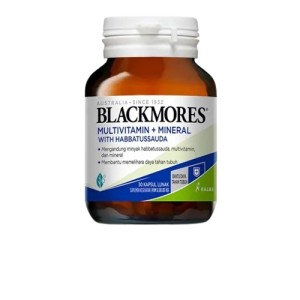 Cek Halal Blackmores Multivitamin + Mineral With Habbatussauda