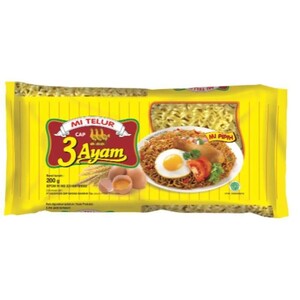 Cek Halal Cap 3 Ayam Mi Telur (Label Warna Kuning)