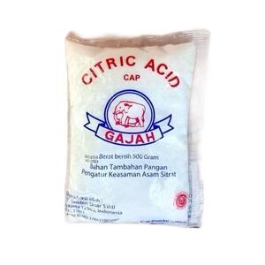 Cek Halal Cap Gajah Bahan Tambahan Pangan Pengatur Keasaman Asam Sitrat