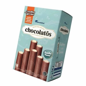 Cek Halal Chocolatos Wafer Roll Rasa Cokelat Vanila