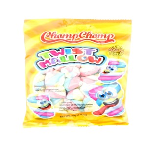 Cek Halal ChompChomp Marshmallow Bentuk Lilit (Twist Mallow)