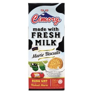 Cek Halal Cimory Susu UHT Rasa Biskuit Marie