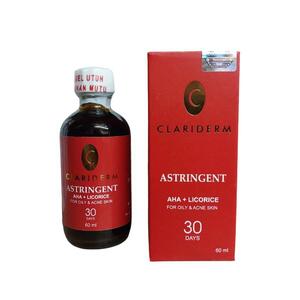 Cek Halal Clariderm Astringent Aha + Licorice