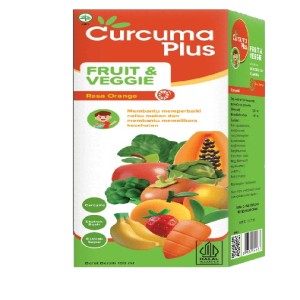 Cek Halal Curcuma Plus Fruit & Veggie Rasa Orange