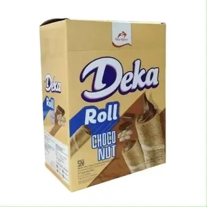 Cek Halal Deka Wafer Roll Rasa Cokelat Kacang (Choco Nut)