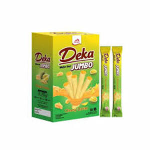 Cek Halal Deka Wafer Roll Rasa Durian (Cheesy Durian Wafer Roll)
