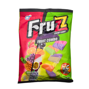 Cek Halal Fruzz Permen Lunak Aneka Rasa (Strawberry Blackcurrant, Anggur Leci, Jeruk Mangga, Yuzu Berries, Nanas Markisa)