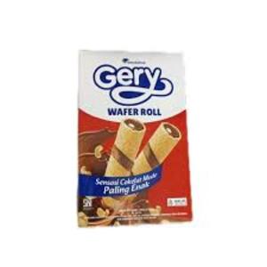 Cek Halal Gery Wafer Roll Dengan Krim Rasa Cokelat Mede