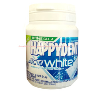 Cek Halal Happydent Acti White Permen Karet Rasa Peppermint