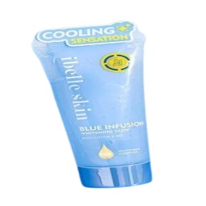 Cek Halal Ibelle Skin Blue Infusion Whitening Glow Body Lotion & Gel