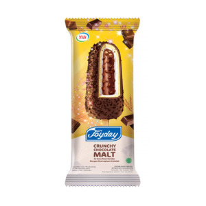Cek Halal Joyday Es Susu Rasa Vanilla Dengan Dua Lapisan Cokelat Crunchy Chocolate Malt