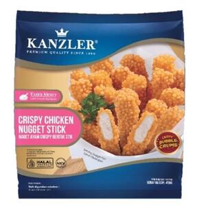 Cek Halal Kanzler Naget Ayam Crispy Bentuk Stik (Crispy Chicken Nugget Stick)