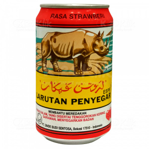 Cek Halal Larutan Penyegar Cap Badak Rasa Strawberry