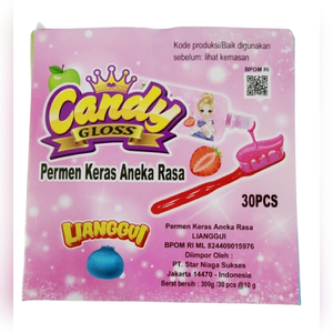 Cek Halal Lianggui Permen Keras Aneka Rasa (Candy Gloss)