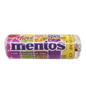 Cek Halal Mentos (Mini) Kembang Gula Rasa Aneka Buah (Stroberi, Jeruk, Lemon, Melon, Anggur)