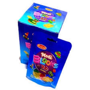 Cek Halal Modi Permen Jeli Aneka Rasa (Stroberi, Apel, Jeruk, Nanas) - Blocks 3d Gummy
